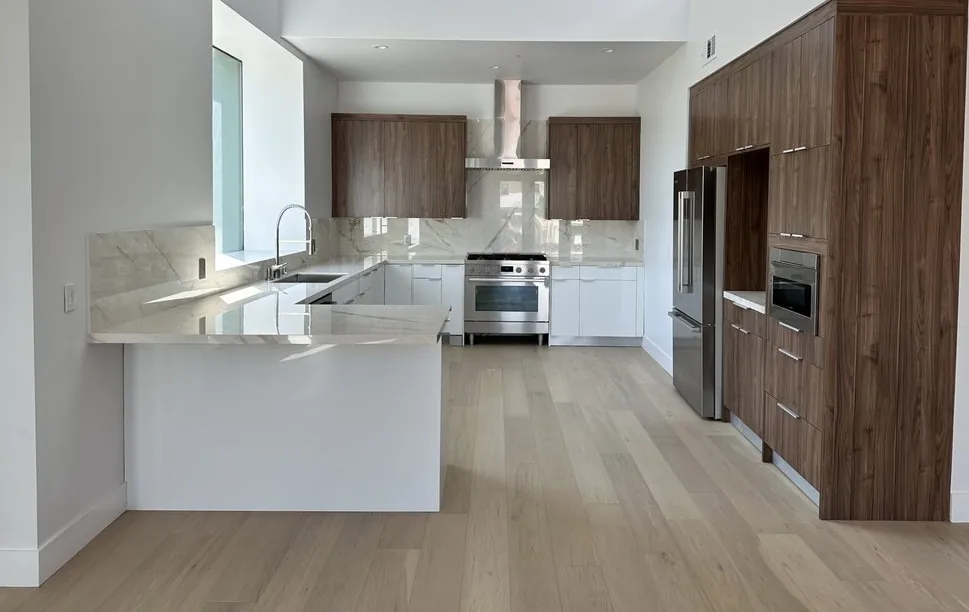 Remodeled modern kitchen